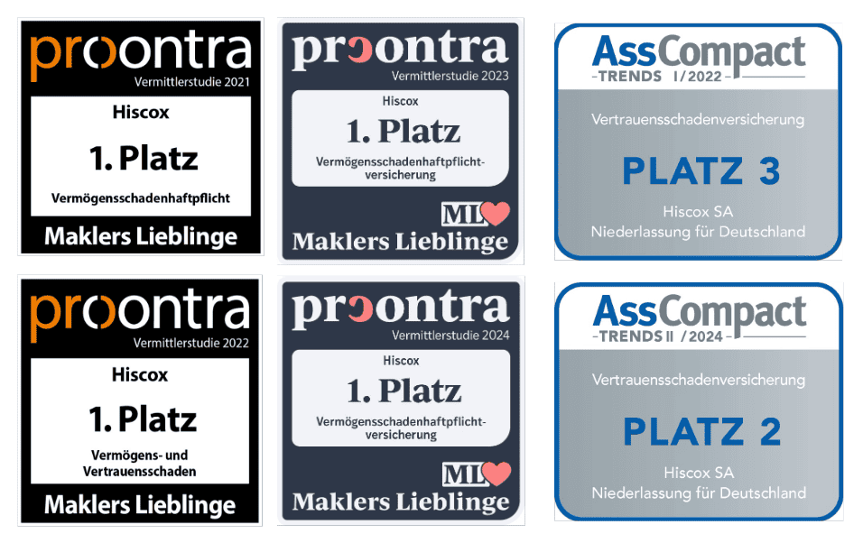 vermoegensschadenhaftpflichtversicherung siegel 2021 2024 hiscox