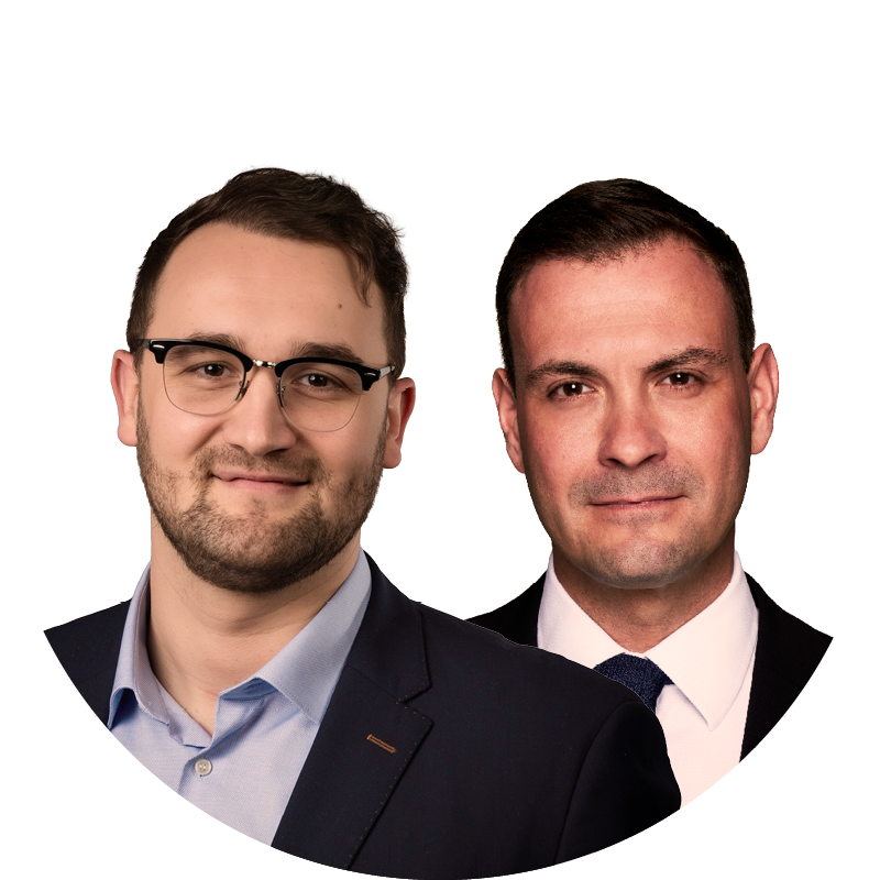 Zwei Referenten der Hiscox IDD Days 2026