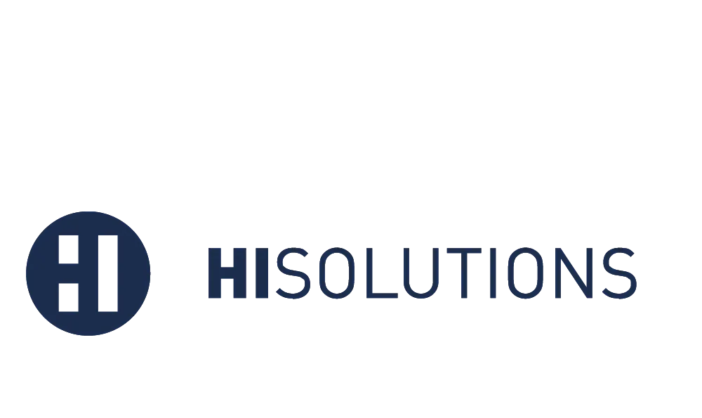 Das Bild zeigt das Logo der Firma HiSolutions