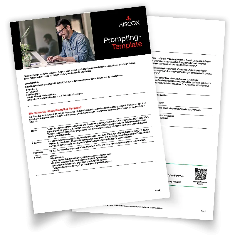 Vorschau auf die Prompting-Vorlage